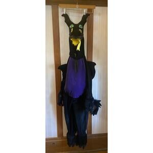 Disney Store Vintage Maleficent/Dragon Plush Costume KIds 4-6T Great Condition!